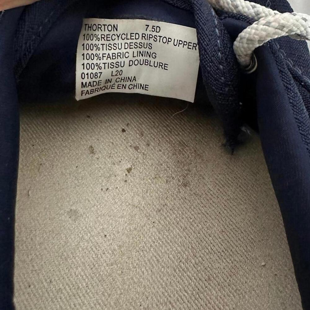 Polo Ralph Lauren Men's Navy Canvas Sneakers - 7.5 - Picture 7 of 7